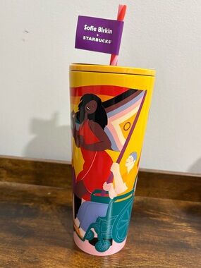 Starbucks PRIDE Collection Sofie Birkin Summer 2024 Cold Cup Tumbler 24OZ